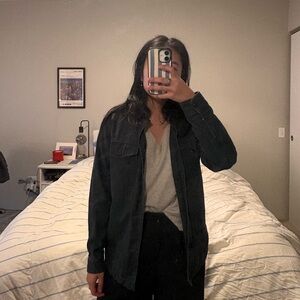 Abercrombie Women's navy denim Jacket